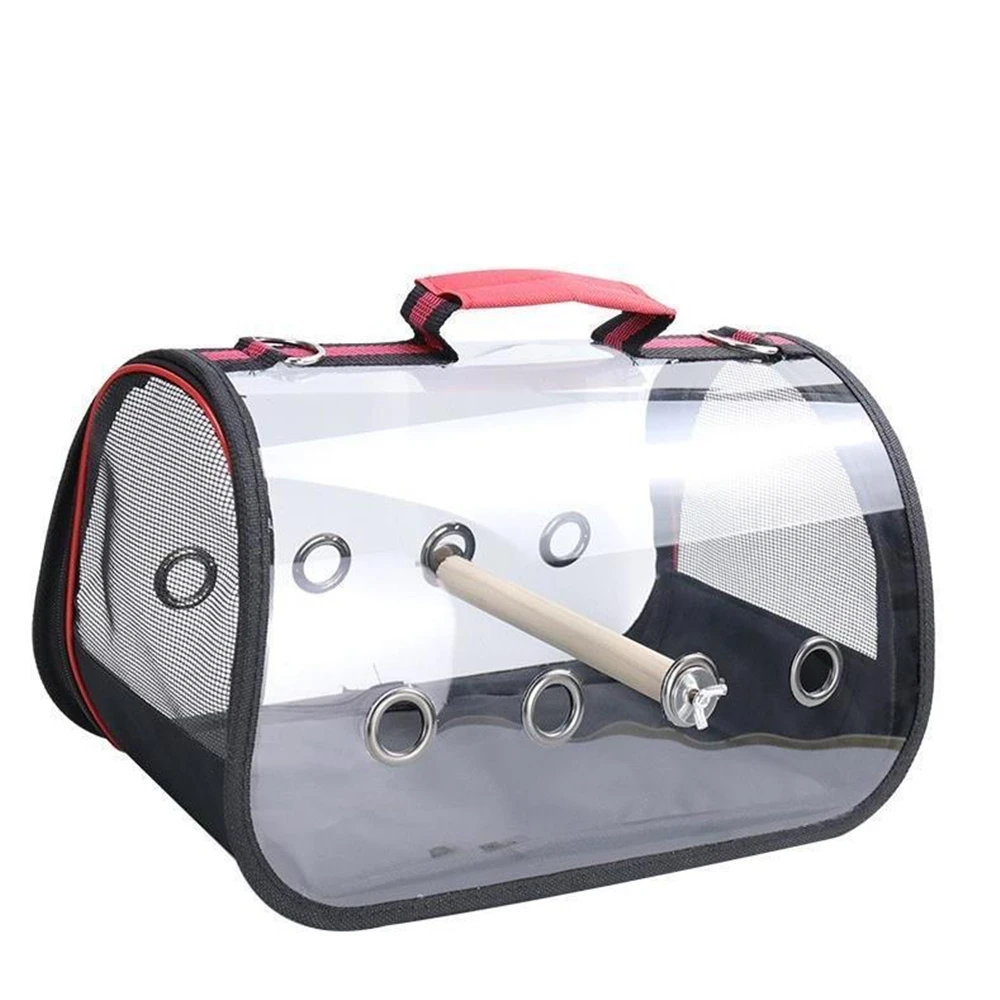 Bird Transport Cage Bird Travel Carrier with Perch Breathable Space Parrot Go Out Backpack Multi-functional Bird bag Outdoor - Image 10