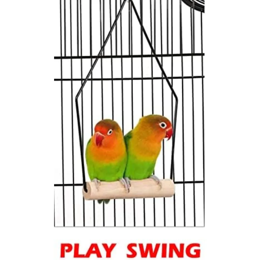 13 diameter x 25 height black round bird cage for cockatiel, lovebird, finch, canary, aviary, budgie, parakeet - Image 4
