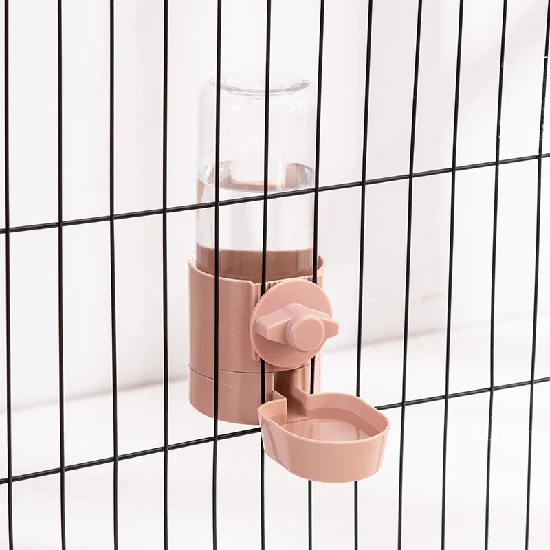 Automatic Pet Feeder Cage Hanging Bowl Water Bottle Food Container Dispenser For Puppy Cats Rabbit Birds Pet Feeding Product - Image 7
