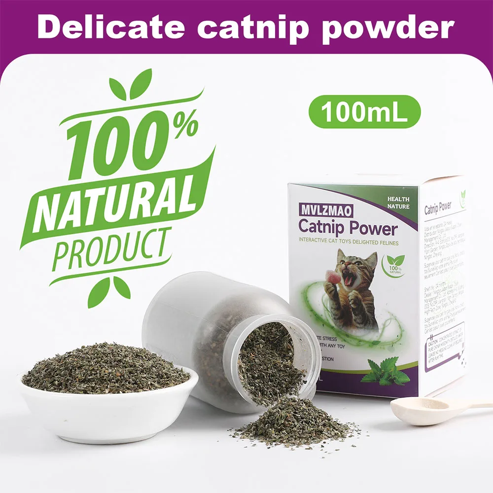 Organic Catnip Safe Premium Blend Perfect for Cats, Instilled with Maximized Potency your Kitty is Guaranteed to Go Crazy 100ML - Image 2