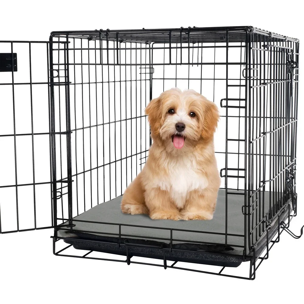 Self-Heating Pet Bed Washable Polyester Cover Thermal Cushioning Crate Mat Travel Comfort Dogs Cats - Image 6