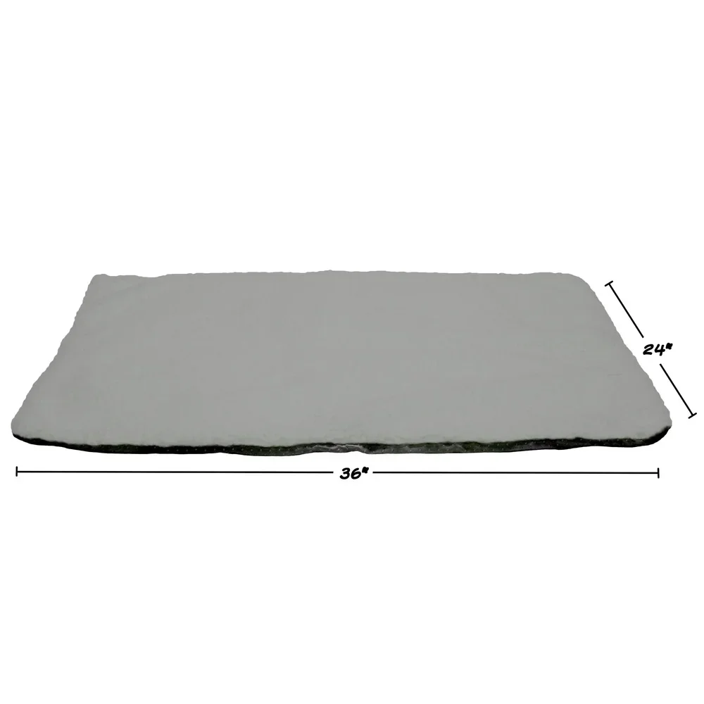 Self-Heating Pet Bed Washable Polyester Cover Thermal Cushioning Crate Mat Travel Comfort Dogs Cats - Image 3