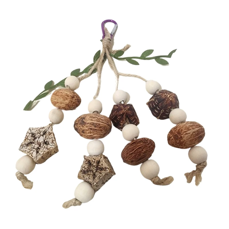 Bird Chewing Toy Funny Cotton Rope Pinecone Parrot Toys Bite Resistant Bird Tearing Toy Cockatiels Training Cage Toys For Birds - Image 6