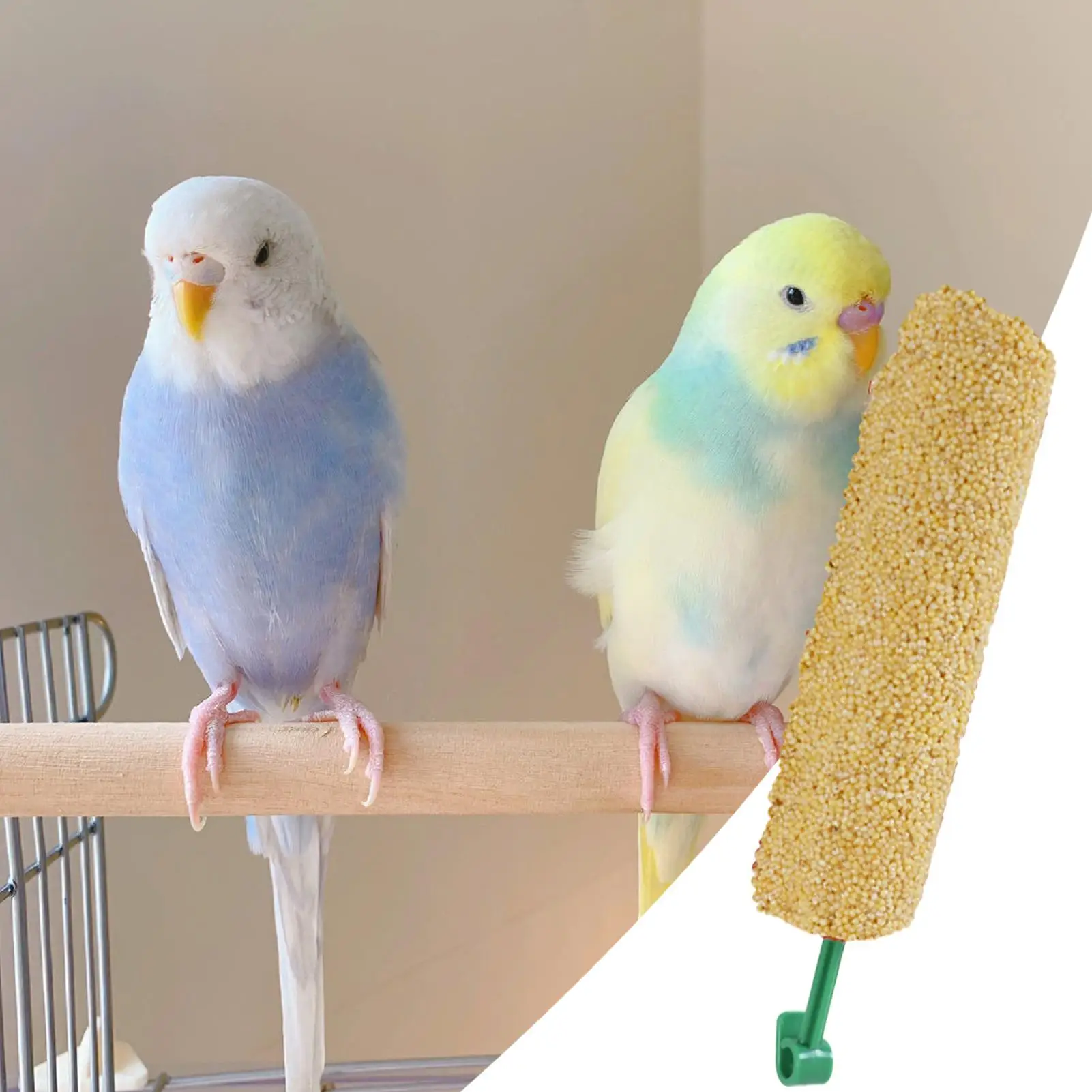 2 Pieces Bird Snacks Teething Sticks Training Food Rewards Chewing Foraging Snacks for Myna Parakeet Finch Conure Parrot - Image 4