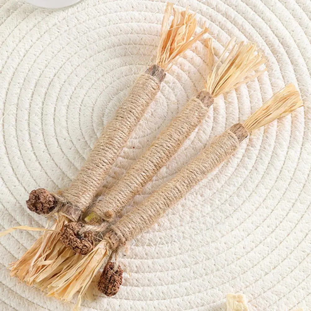 Cat Toys,Natural Matatabi,Pet Cat Snacks Sticks,Cleaning Tooth Catnip,Bite-resistant,Teeth Grinding Stick,Pet Supplies - Image 5