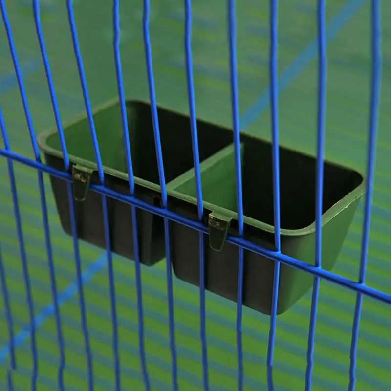 2 In1 Bird Food Water Bowl Parrot Dual Feeding Cup Plastic Pigeons Cage Water Food Feeder Bird Parrot Pet Aviary Water Box Bowl - Image 5