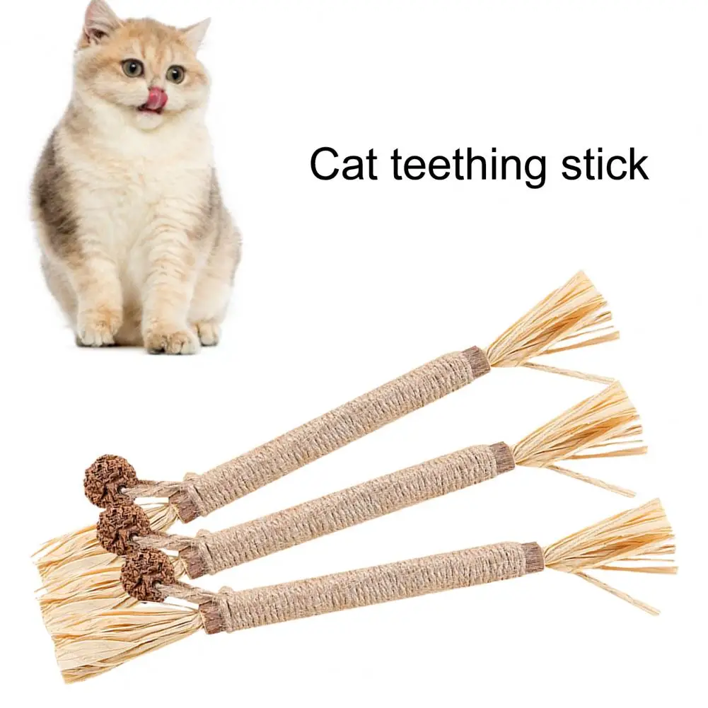 Cat Toys,Natural Matatabi,Pet Cat Snacks Sticks,Cleaning Tooth Catnip,Bite-resistant,Teeth Grinding Stick,Pet Supplies - Image 4