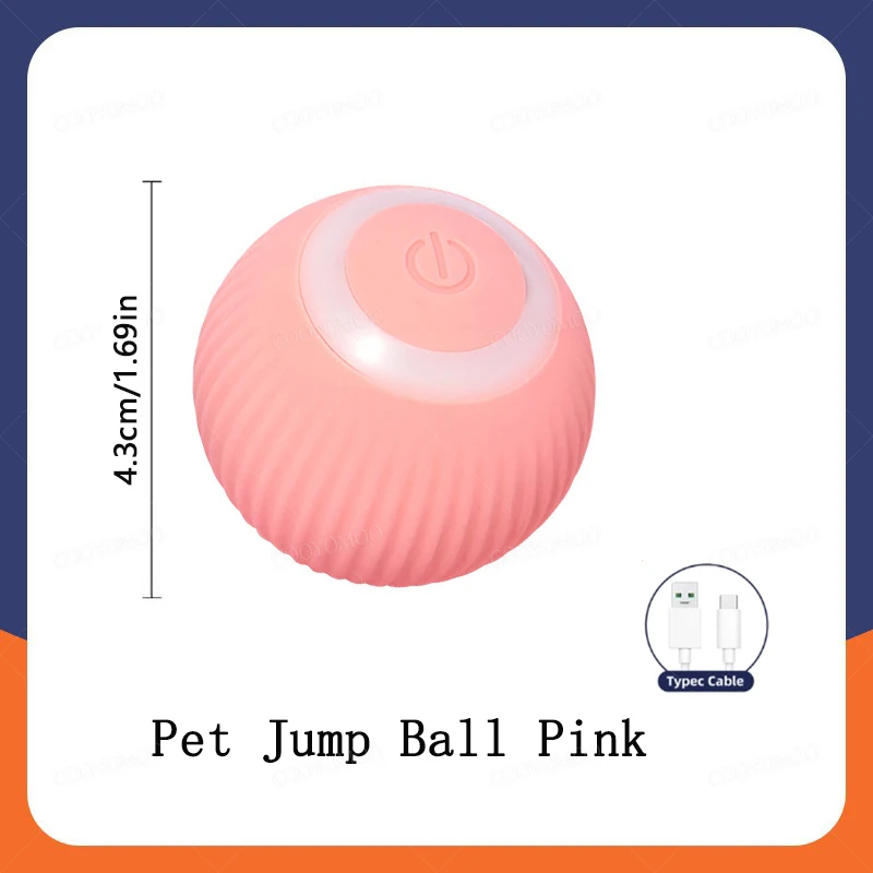 Smart Cat Toys Balls Automatic Interactive Pet Electric Rolling Teaser USB Rechargeable Kitty Moving Bouncing ball Mouse Car toy - Image 13