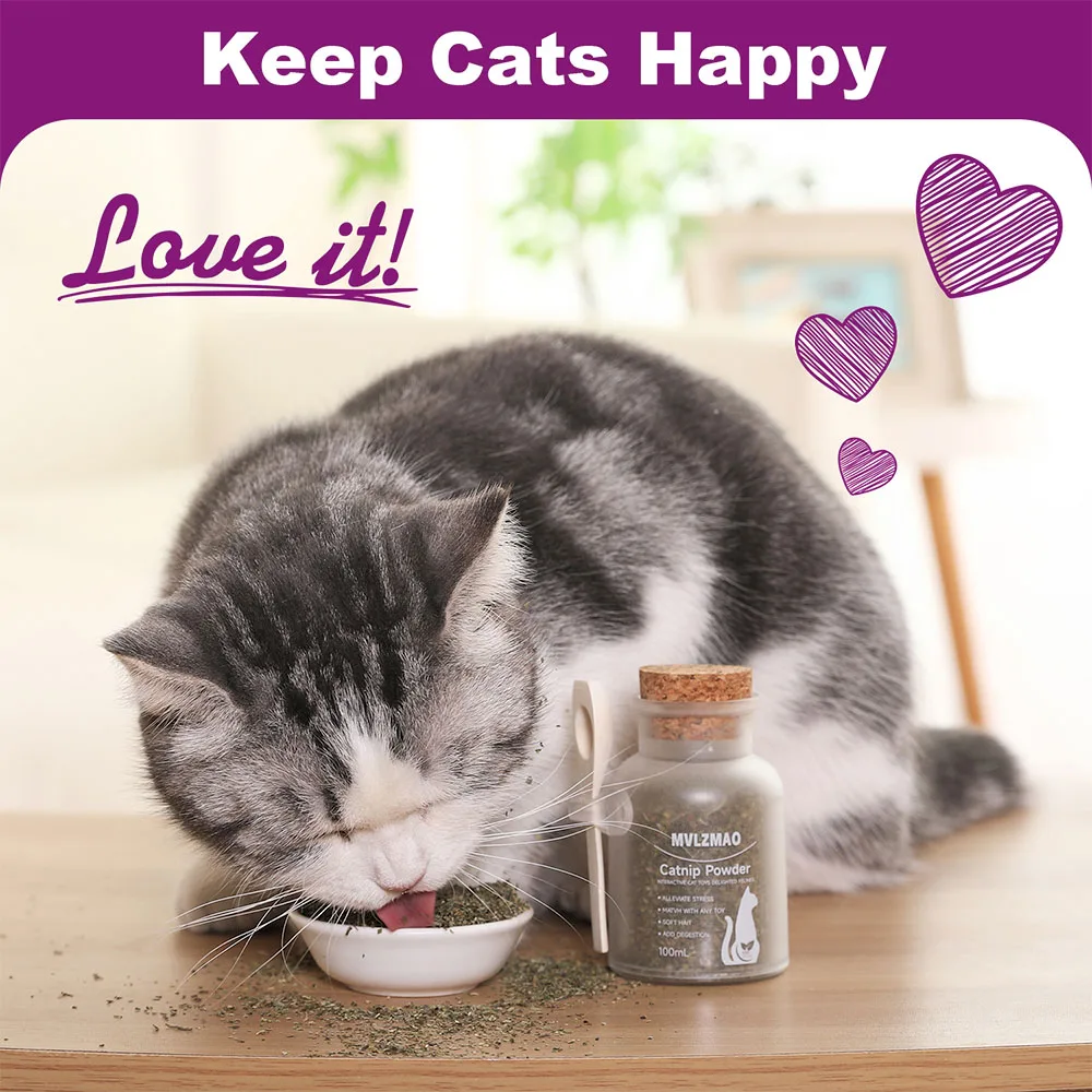 Organic Catnip Safe Premium Blend Perfect for Cats, Instilled with Maximized Potency your Kitty is Guaranteed to Go Crazy 100ML - Image 5