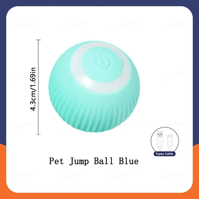 Smart Cat Toys Balls Automatic Interactive Pet Electric Rolling Teaser USB Rechargeable Kitty Moving Bouncing ball Mouse Car toy - Image 14