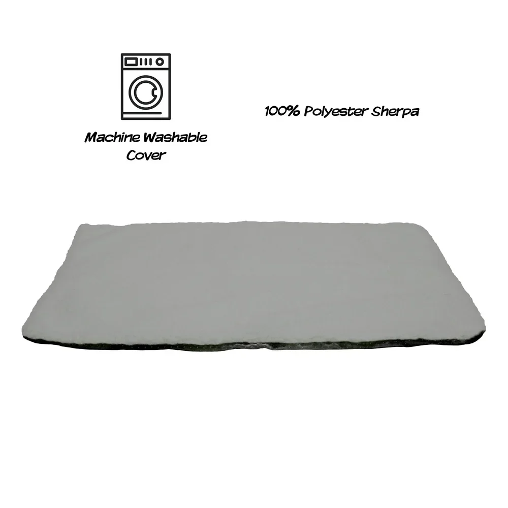 Self-Heating Pet Bed Washable Polyester Cover Thermal Cushioning Crate Mat Travel Comfort Dogs Cats - Image 4