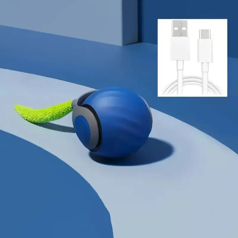 Smart Cat Toys Balls Automatic Interactive Pet Electric Rolling Teaser USB Rechargeable Kitty Moving Bouncing ball Mouse Car toy - Image 17