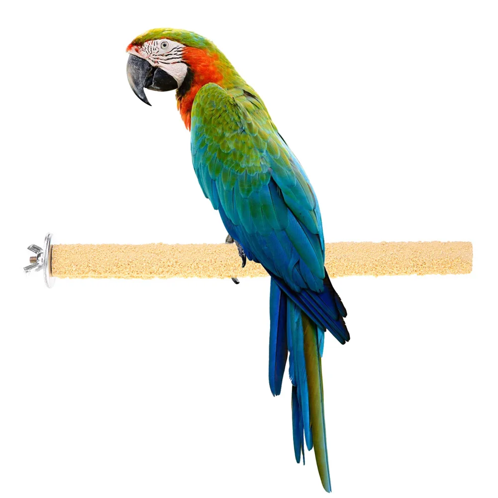 Colorful Grinding Stick Non-toxic Parrot Standing Stick Eco-friendly Creative Reusable Funny Portable Pet Bird Supplies - Image 4