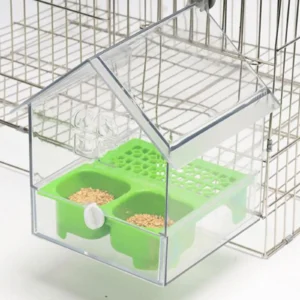 Bird Feeder Hanging Bird Bath Bird Bath Bowl House Bird Cage Accessories for Parakeets Small Bird Parrot Finches Lovebird