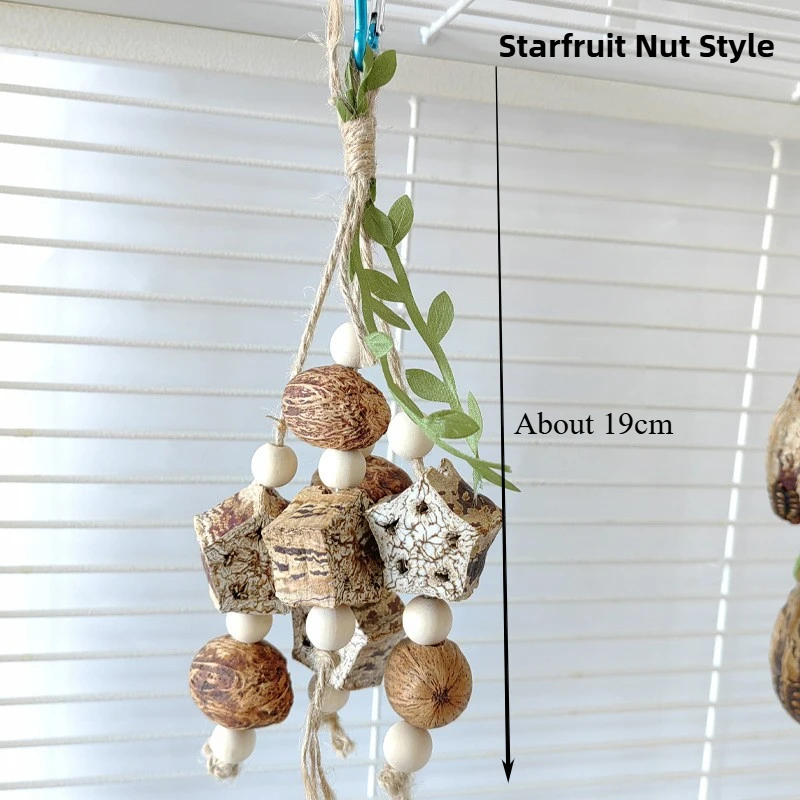 Bird Chewing Toy Funny Cotton Rope Pinecone Parrot Toys Bite Resistant Bird Tearing Toy Cockatiels Training Cage Toys For Birds - Image 7