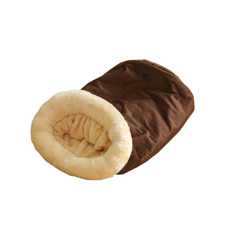 Autumn and Winter Cat Sleeping Bag Semi-enclosed Cat Nest Warm Small and Medium-sized Pet Nest Can Be Disassembled and Washed - Image 6