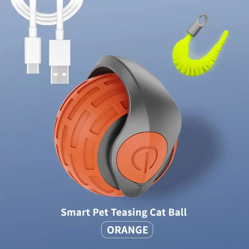 Smart Cat Toys Balls Automatic Interactive Pet Electric Rolling Teaser USB Rechargeable Kitty Moving Bouncing ball Mouse Car toy - Image 20
