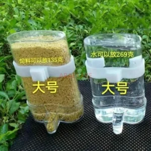 2PCS Automatic water dispenser for birds, bird pot, cup box, can, food can, birdcage
