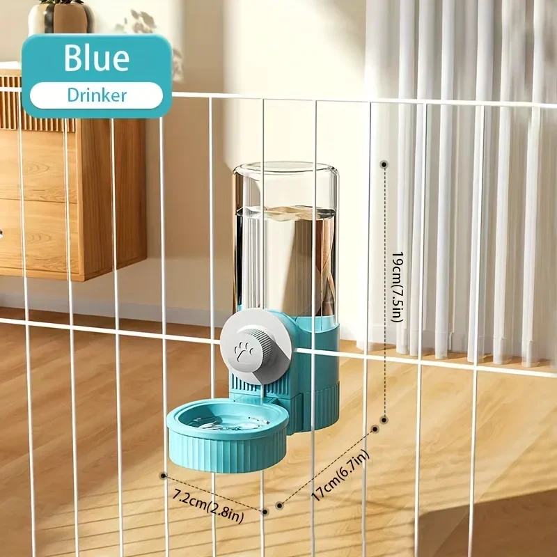New Tepy Hanging Automatic Pet Food Feeder/Water Dispenser, Gravity Cat Auto Feeder Waterer Set with Container Bowl for Cage - Image 10