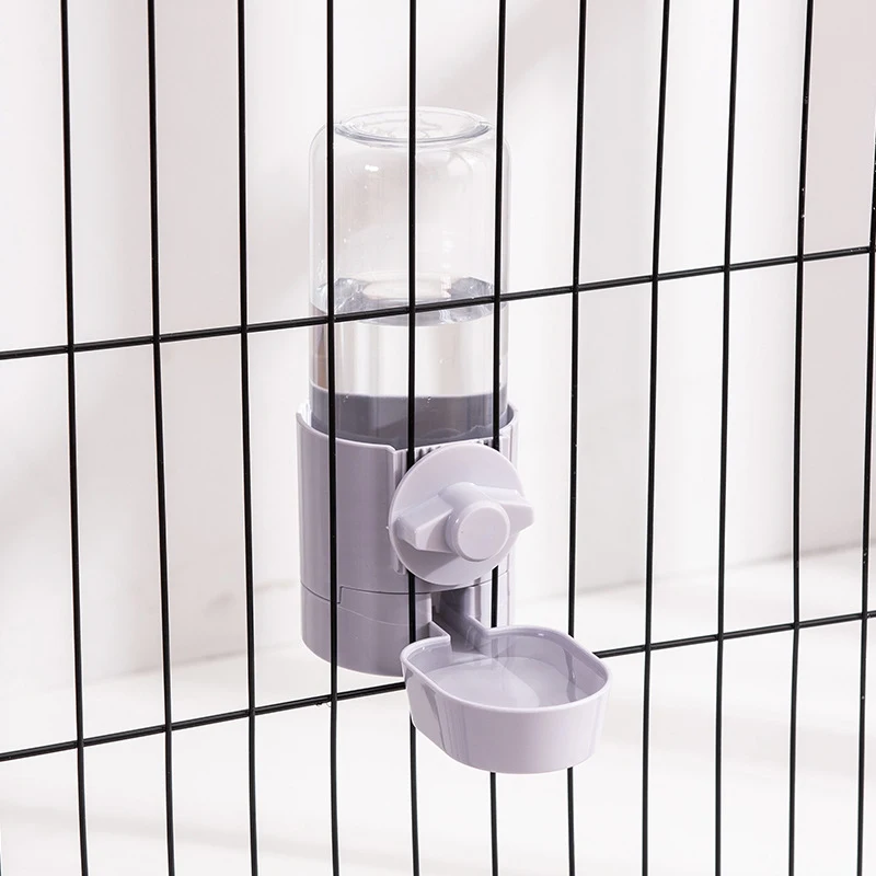 Automatic Pet Feeder Cage Hanging Bowl Water Bottle Food Container Dispenser For Puppy Cats Rabbit Birds Pet Feeding Product - Image 8