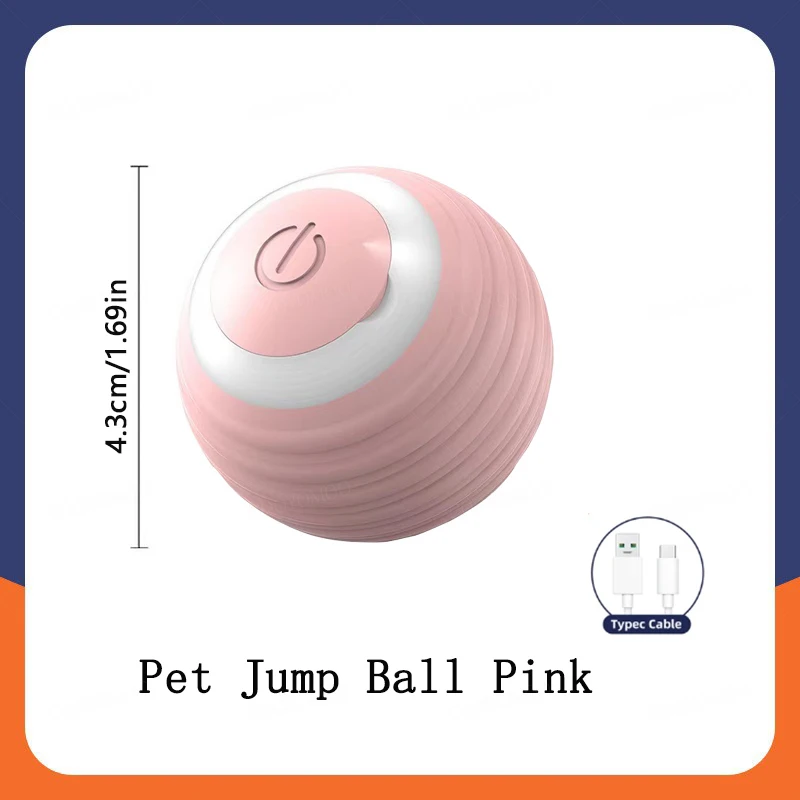 Smart Cat Toys Balls Automatic Interactive Pet Electric Rolling Teaser USB Rechargeable Kitty Moving Bouncing ball Mouse Car toy - Image 15