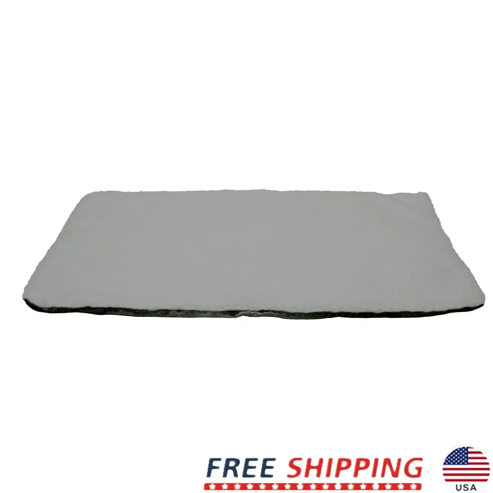 Self-Heating Pet Bed Washable Polyester Cover Thermal Cushioning Crate Mat Travel Comfort Dogs Cats